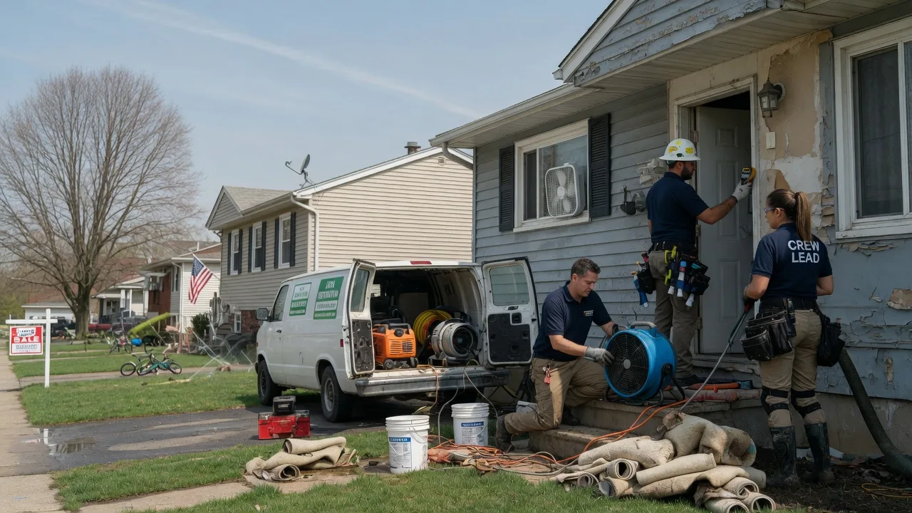 Flood Cleanup in Dudley, PA near me